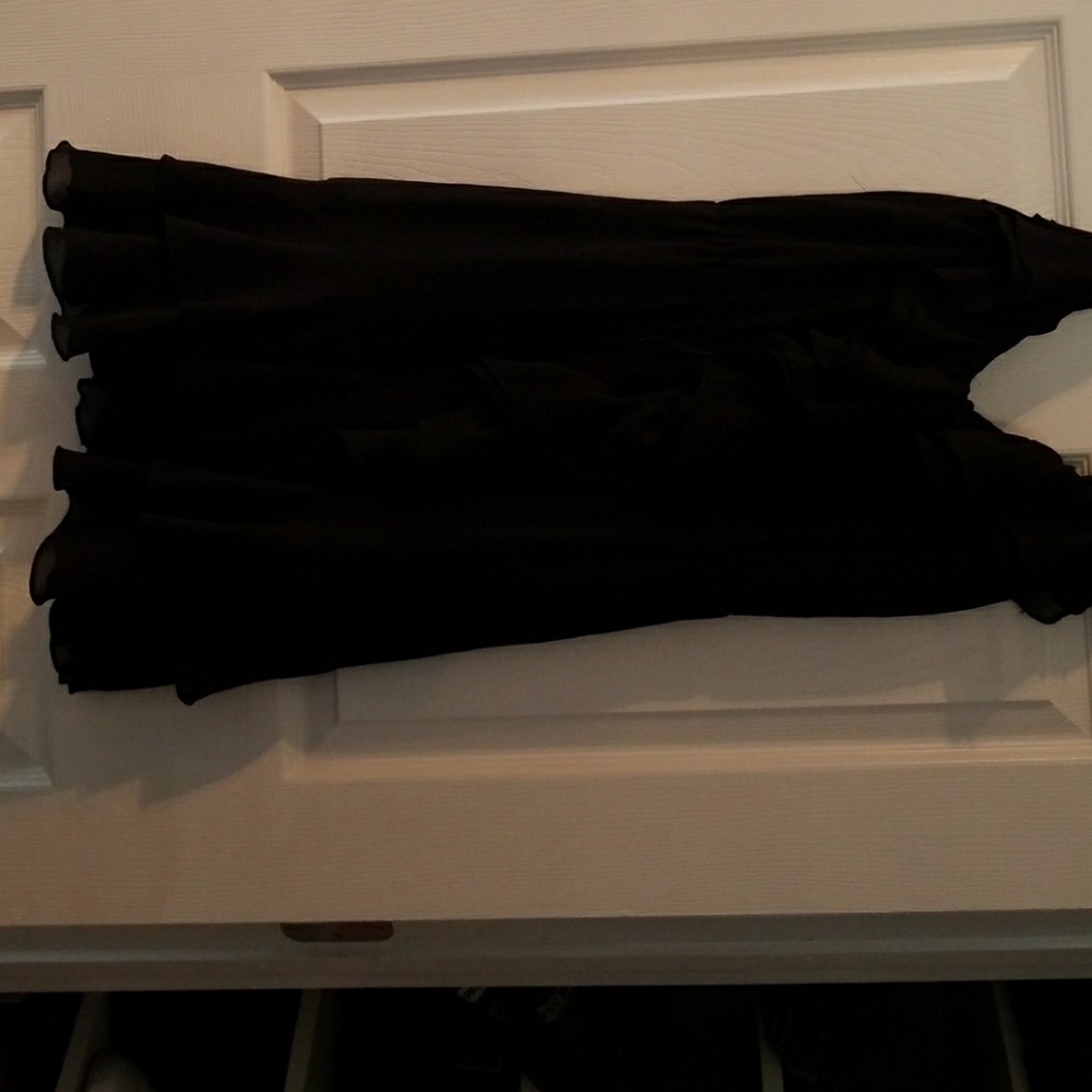 Ruffled Chiffon Dress